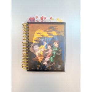 Demon Slayer: Kimetsu No Yaiba Spiral Notebook Tabbed Journal 150 Sheets